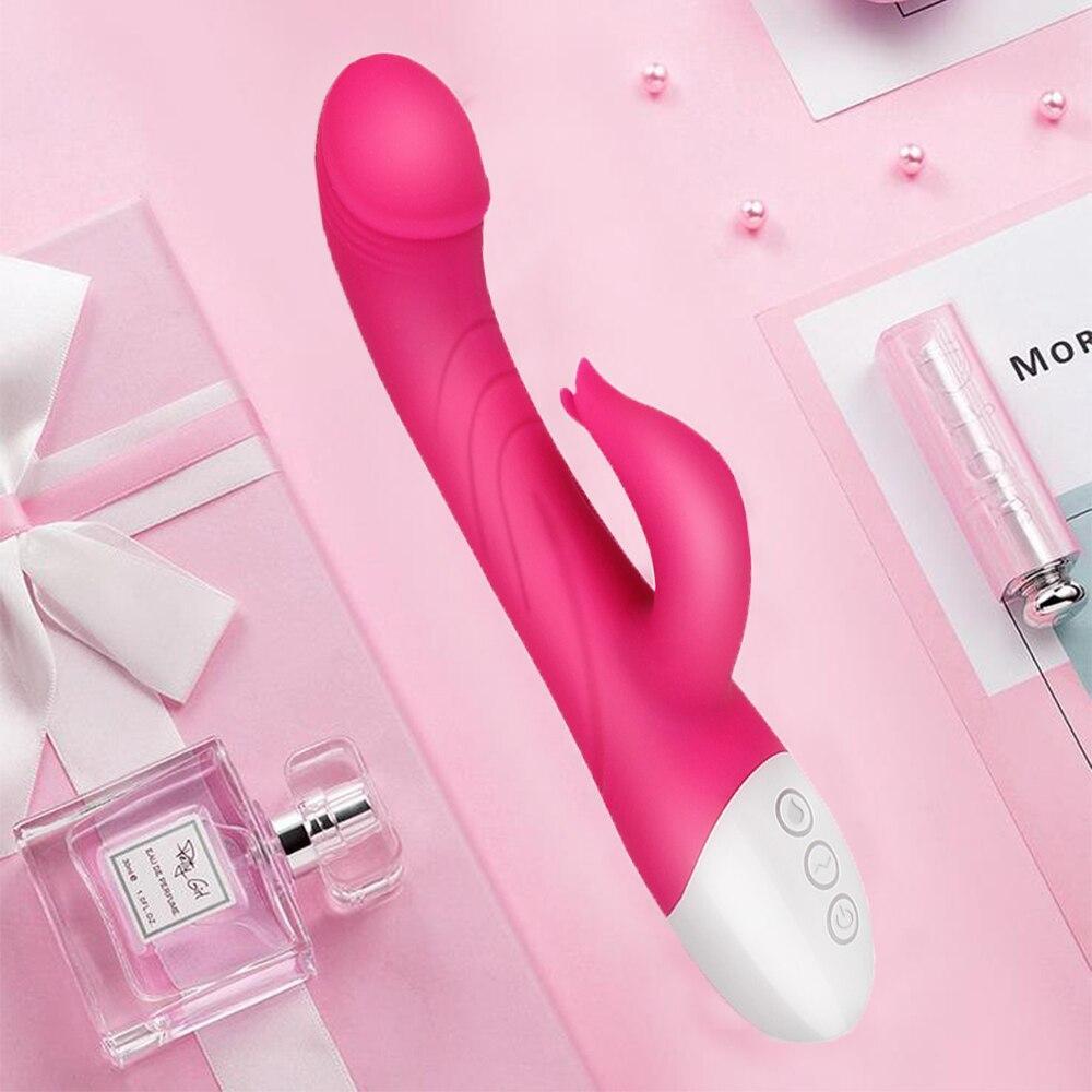 Pretty Love Thỏ Hồng Rung Sưởi G-Spot Êm Ái Cực Sướng