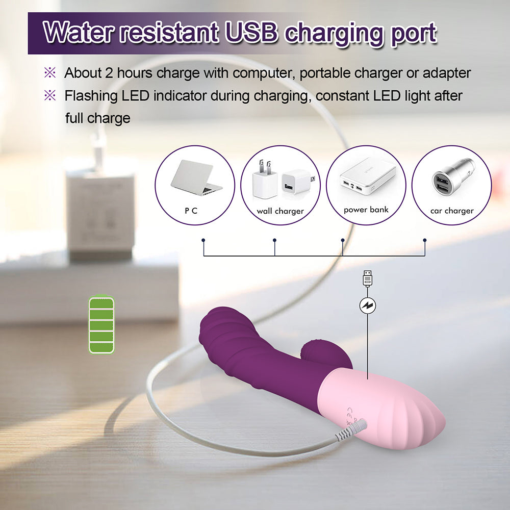 Vibrator thỏ Super Powered đa năng cặp đôi nâng tầm sướng Vibrator thỏ Super Powered đa năng cặp đôi nâng tầm sướng