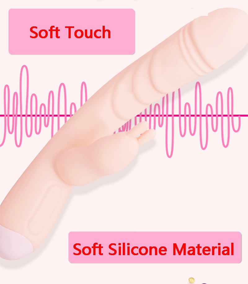 Rabbit Vibe G-Spot Silicone Uốn Cong Mềm Sướng Tột