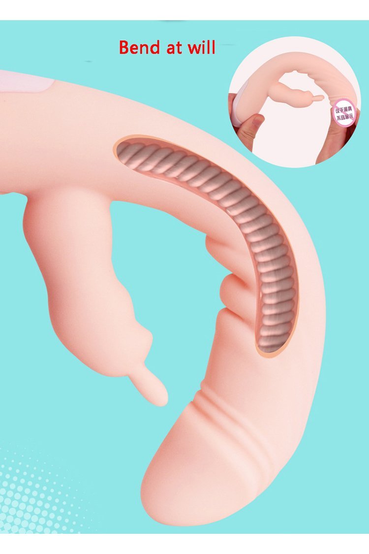 Rabbit Vibe G-Spot Silicone Uốn Cong Mềm Sướng Tột