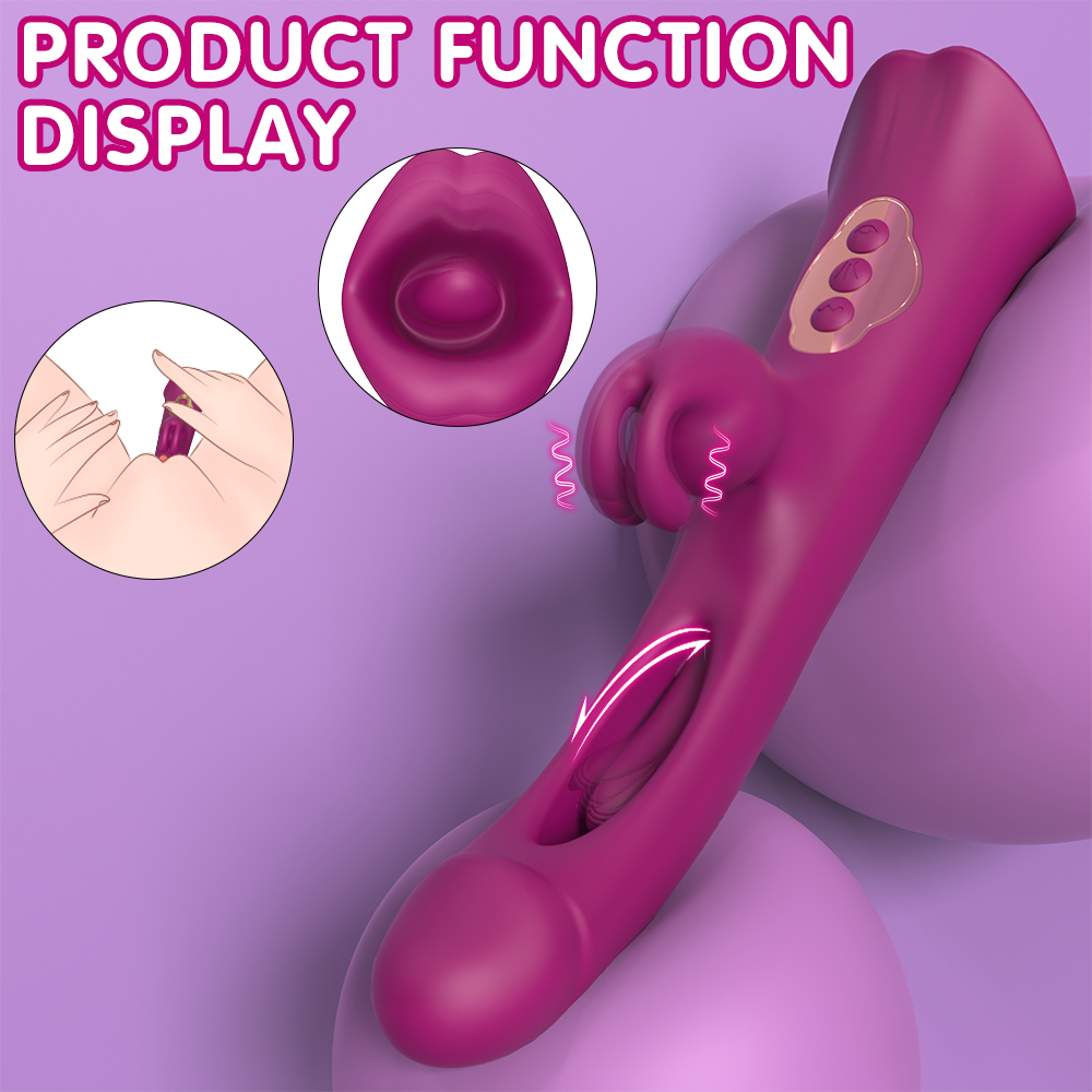 Máy Rung Red Dual Clit G-Spot Thrust Đa Năng Khoái Lạc Máy Rung Red Dual Clit G-Spot Thrust Đa Năng Khoái Lạc
