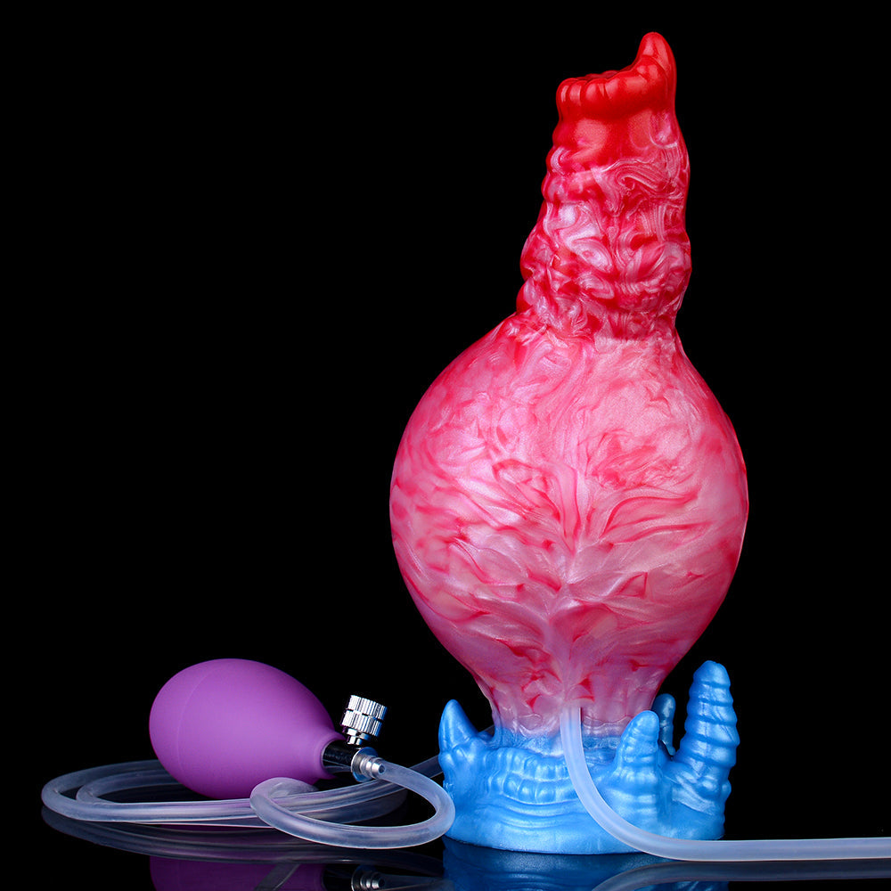 Dildo Chó Bơm Phồng Xuất Tinh 2in1 Siêu Thực