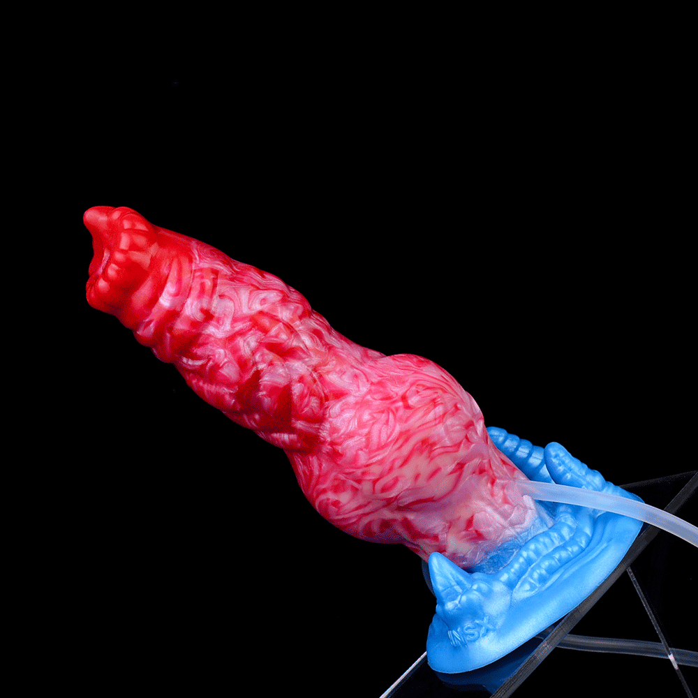 Dildo Chó Bơm Phồng Xuất Tinh 2in1 Siêu Thực