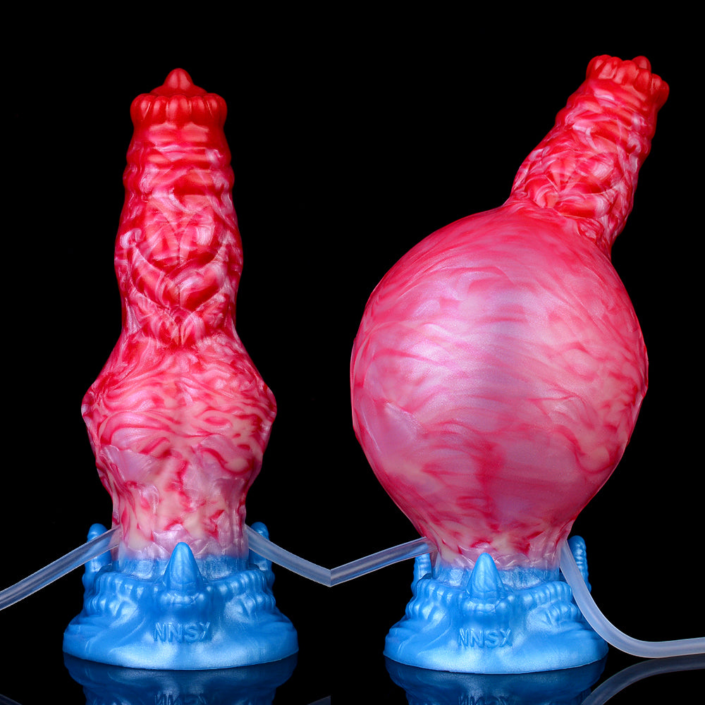 Dildo Chó Bơm Phồng Xuất Tinh 2in1 Siêu Thực