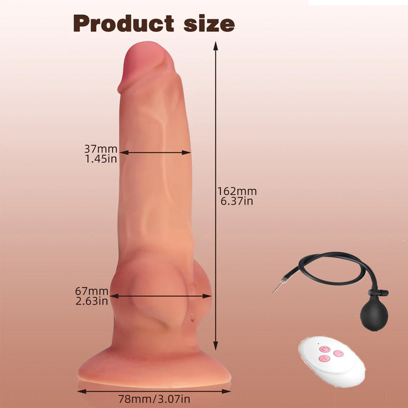Dildo Knot Rung Phồng Remote Độc Đáo