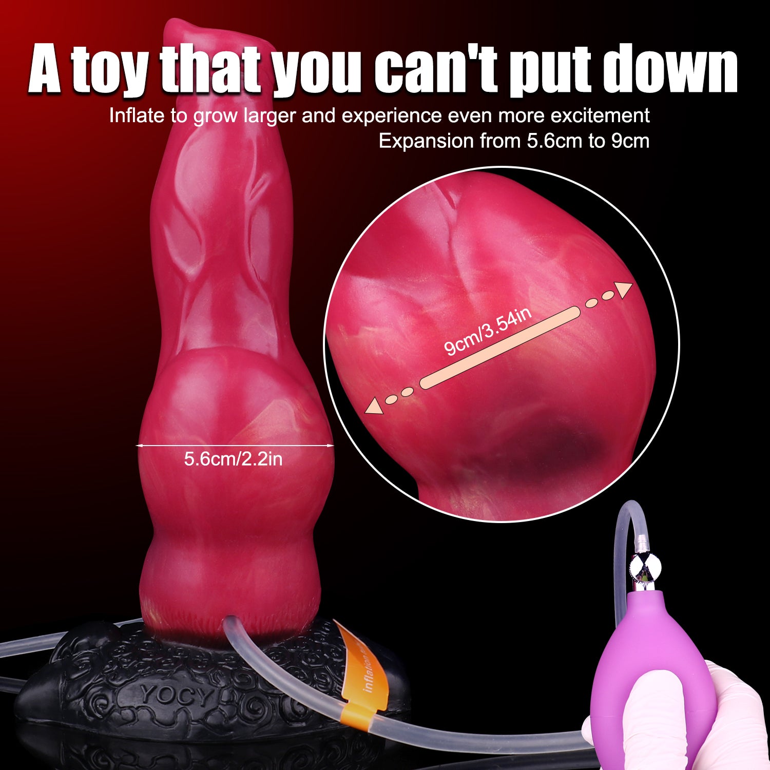 Dildo Dog Red 8
