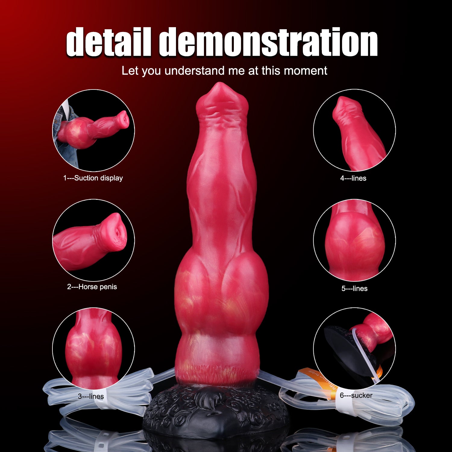 Dildo chó đỏ 8