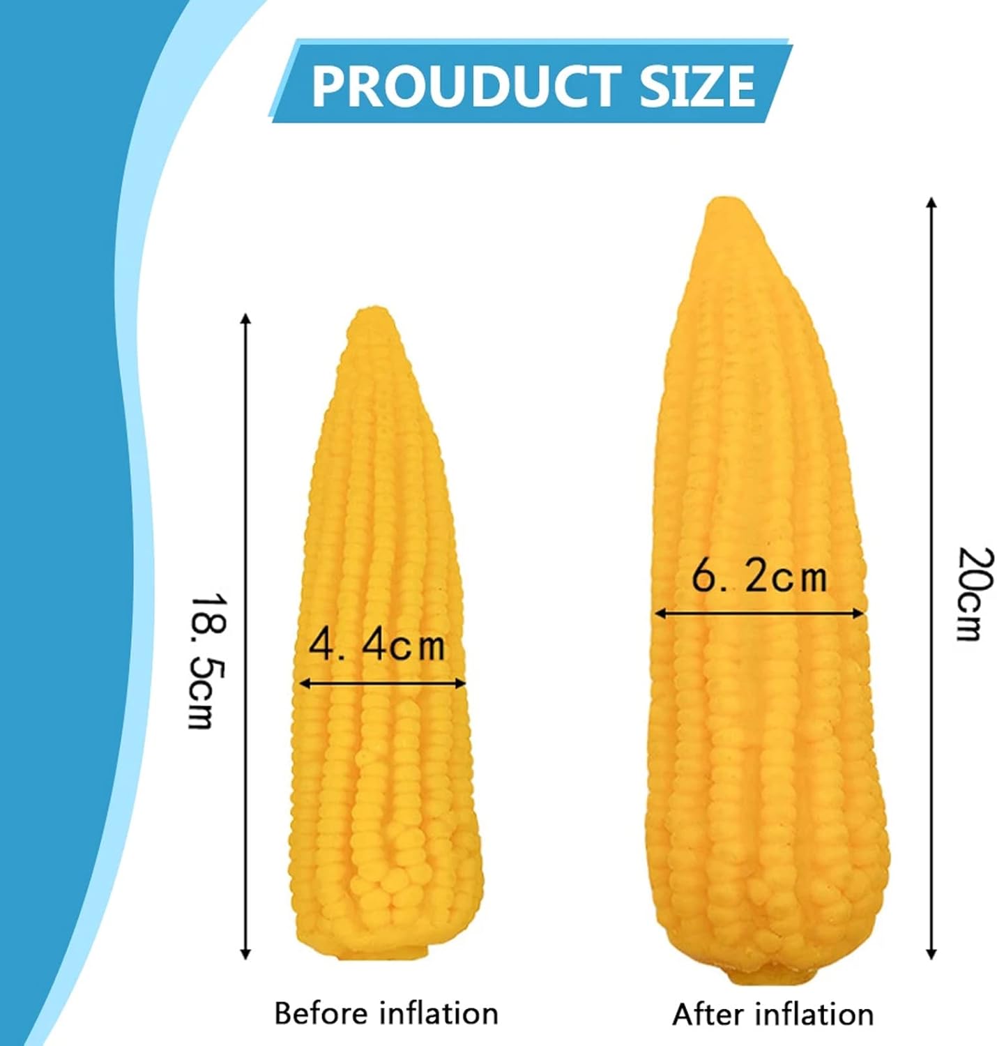 6 Inch Corn Inflatable Anal Pump Khổng Lồ Siêu To