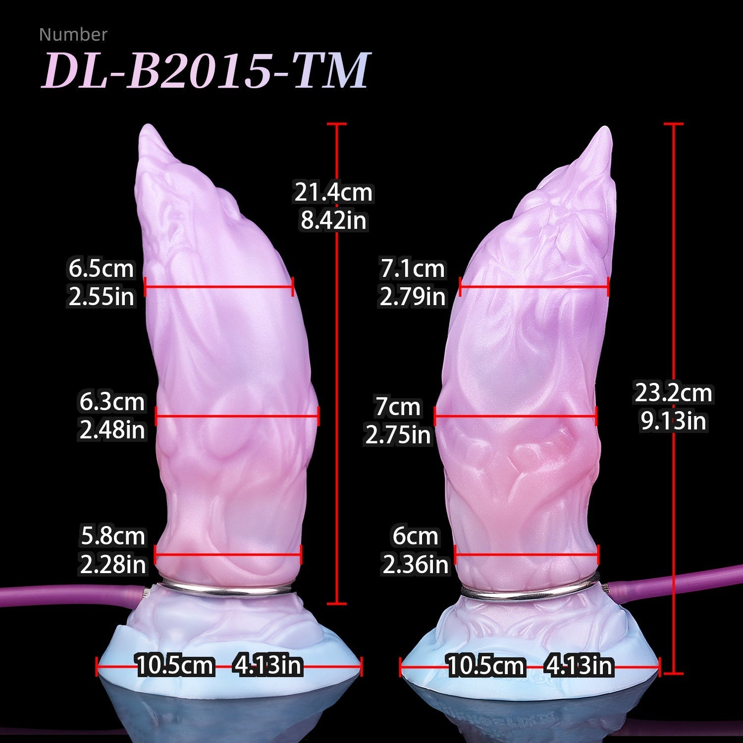 8 Inch Scorpion Inflatable Dildo Plug To Bơm Phồng