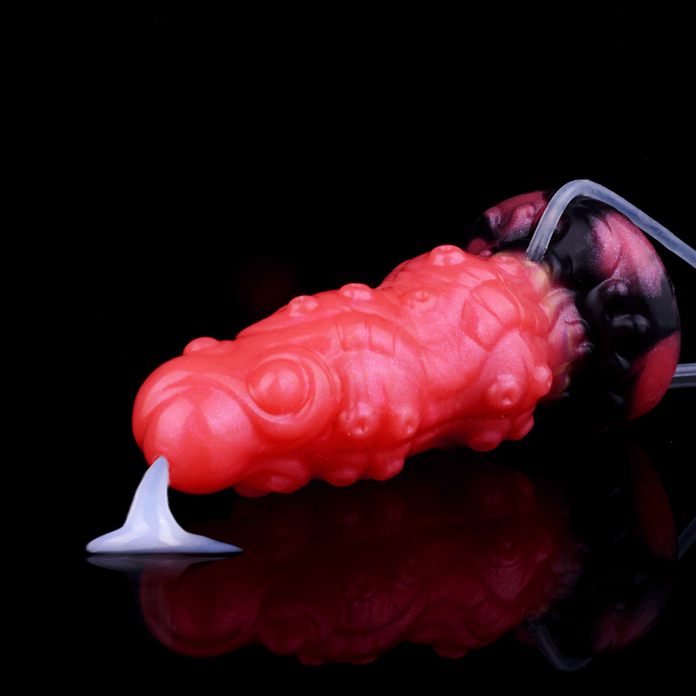 Butt Plug Xúc Tu Đỏ Bơm Phồng Kích Thích Mạnh