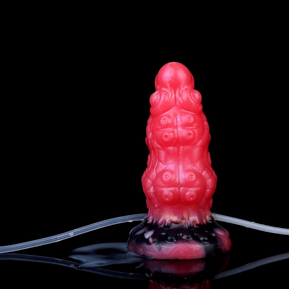 Butt Plug Xúc Tu Đỏ Bơm Phồng Kích Thích Mạnh