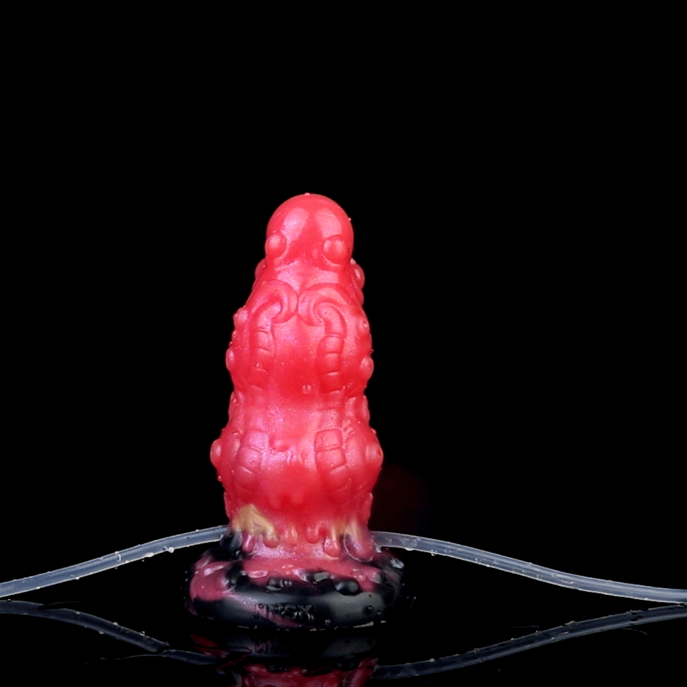 Butt Plug Xúc Tu Đỏ Bơm Phồng Kích Thích Mạnh