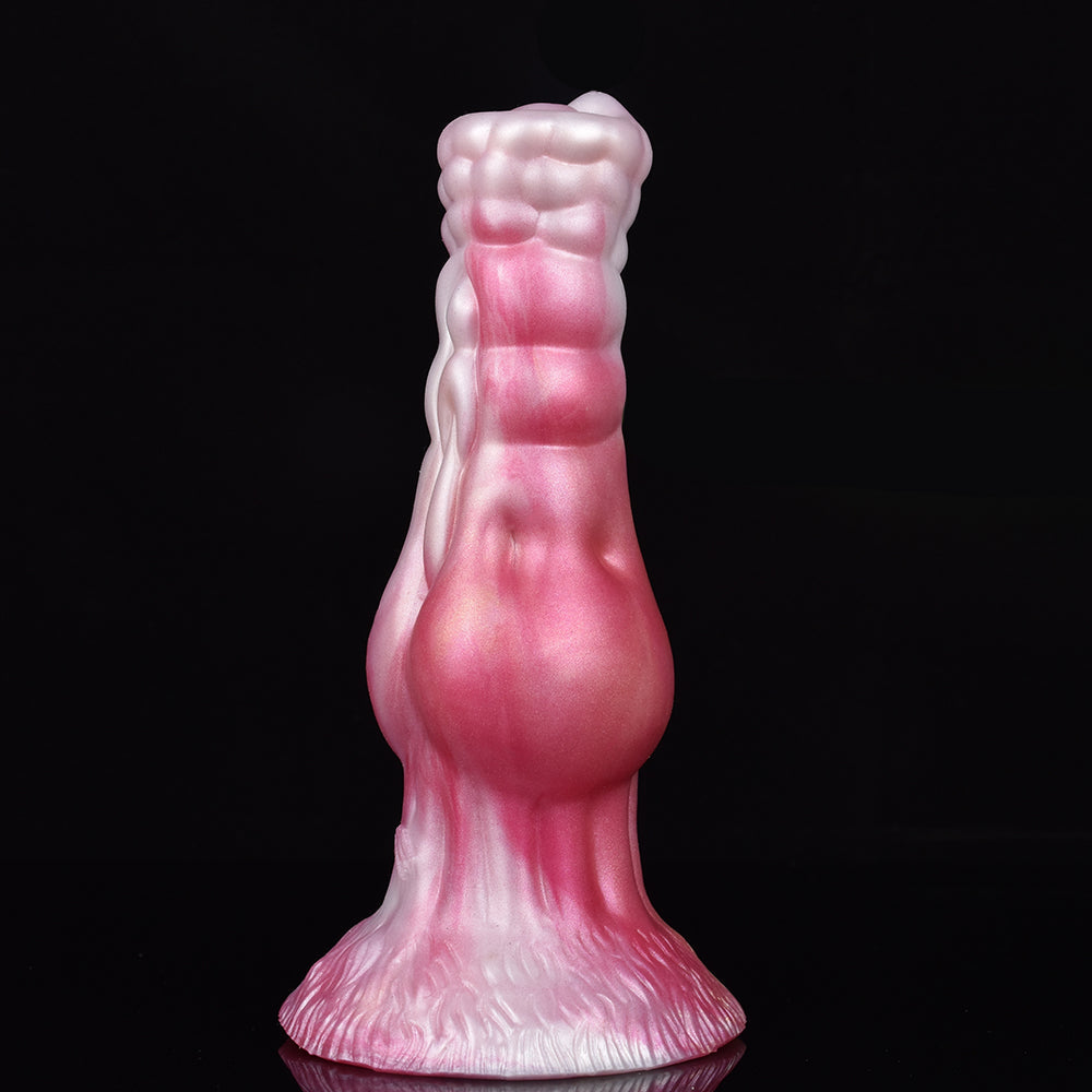 Dildo Động Vật Hồng Siêu Mềm Bơm Phồng Siêu Lớn
