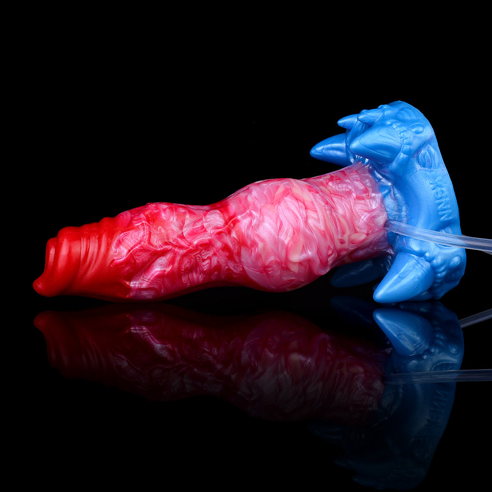 Dildo Chó Phồng 7 Inch Đỏ Fantasy Lạ Độc Đáo