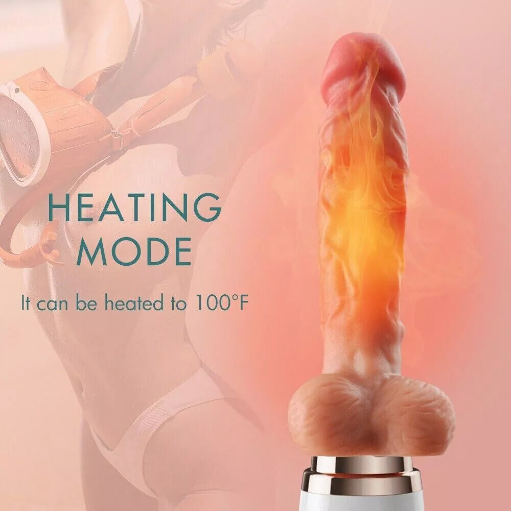 Dildo Tự Động Nóng Rung 10 Mạnh Mẽ