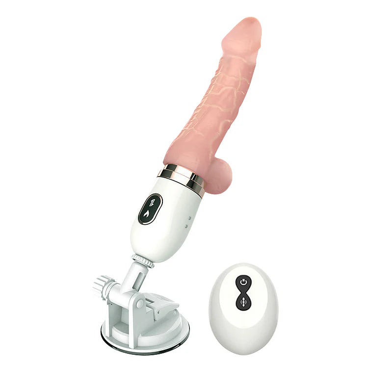 Dildo Tự Động Thúc G-Spot Không Tay Rung Xuyên Thấu Mãnh Liệt