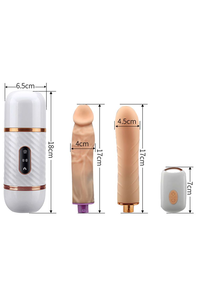 Dildo Tự Động Thúc G-Spot Không Tay Rung Xuyên Thấu Mãnh Liệt