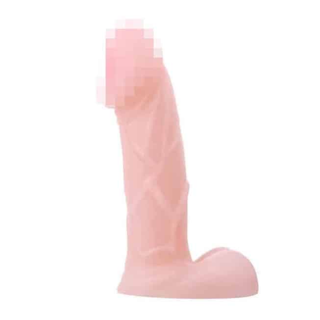 Dương vật giả Baile Slick Pleasure da thịt 11cm gân