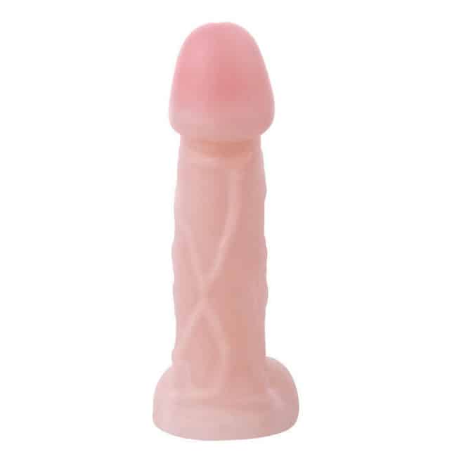 Dương vật giả Baile Slick Pleasure da thịt 11cm gân