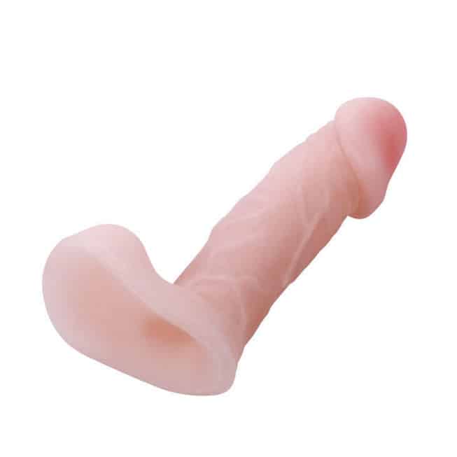 Dương vật giả Baile Slick Pleasure da thịt 11cm gân