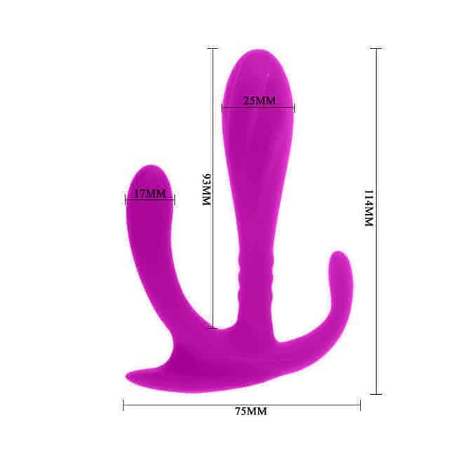 Pretty Love Edgar Stimulator 9.3cm Hồng Silicon Đa Năng