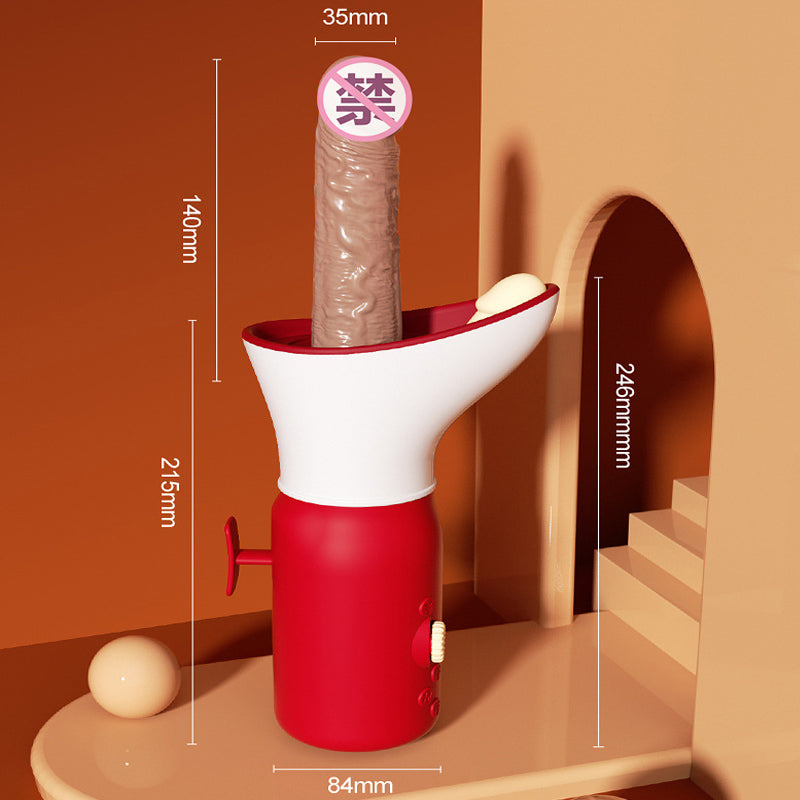 Speaker Sex Machine Thrust Dildo Ẩn Loa Mạnh Cao Trào