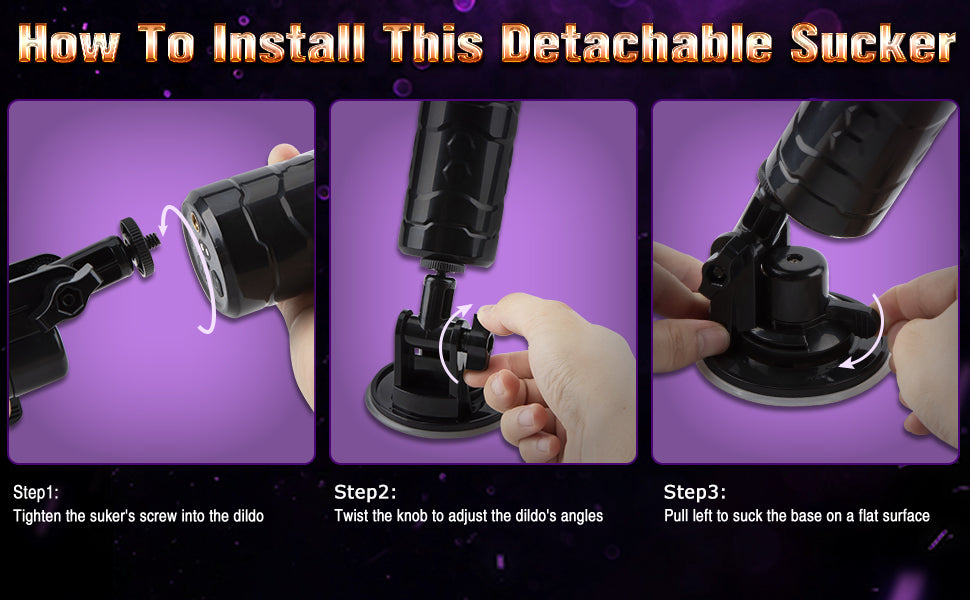 Dildo Thrusting Sex Machine Remote 7 Chế Độ Đẩy Mạnh