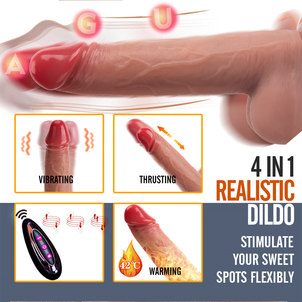 Dildo App Rung Từ Xa 10 Chế Độ Thực Tế Mãnh Liệt