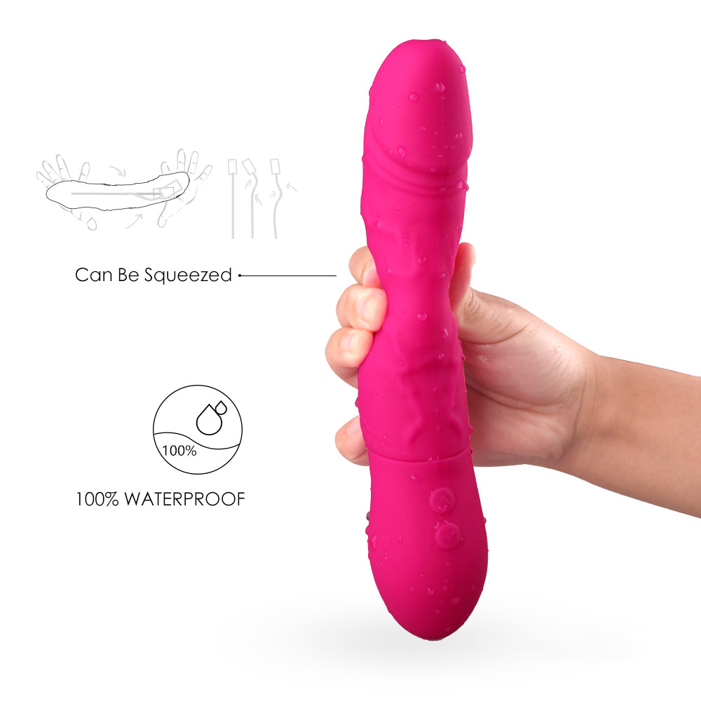 Dildo Electricity Silicone 9 Rung Thực Tế Mãnh Liệt