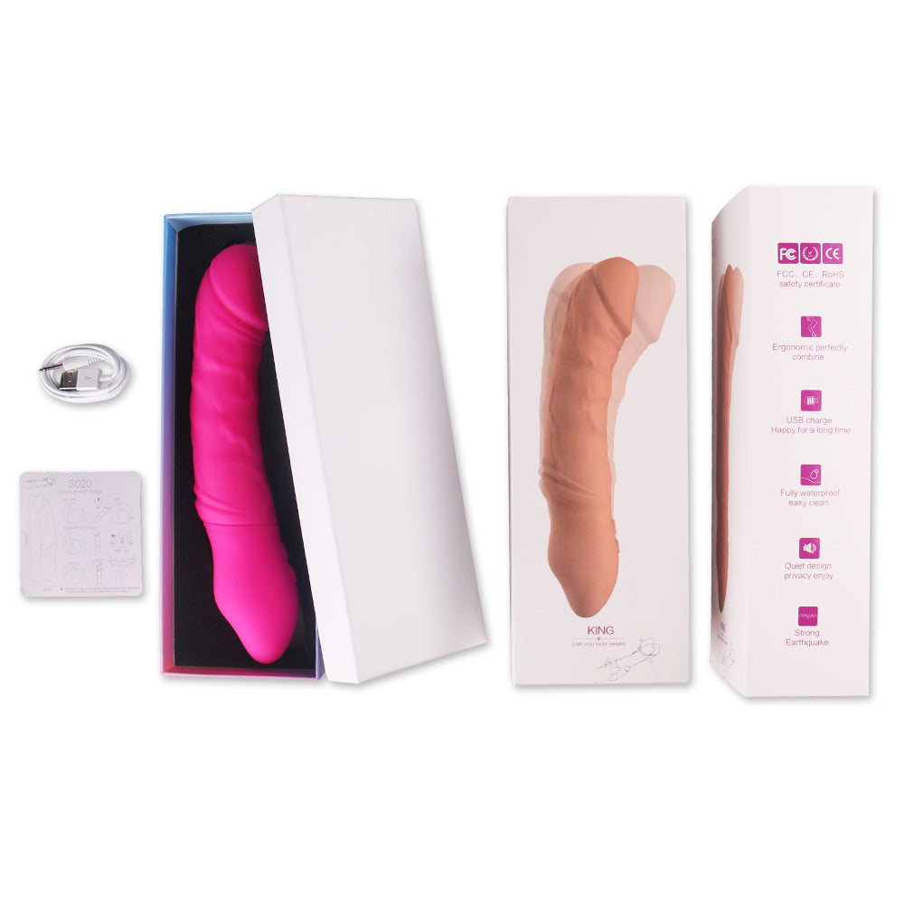 Dildo Electricity Silicone 9 Rung Thực Tế Mãnh Liệt