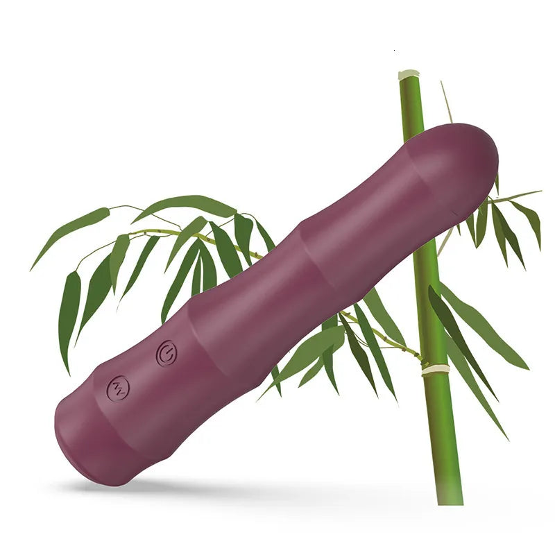 Insert vibrator tím silicone waterproof massage G-spot kín đáo