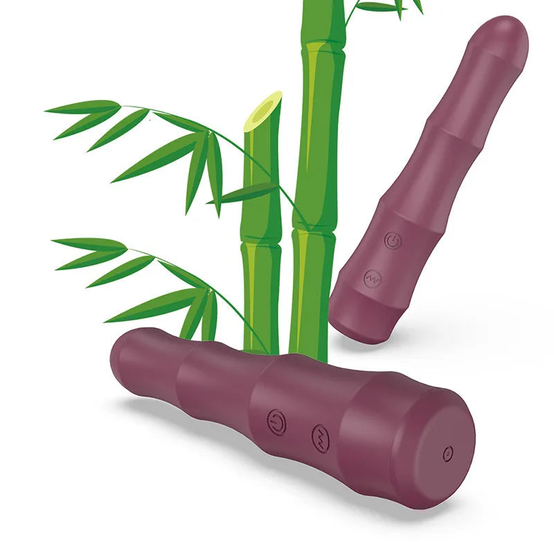 Insert vibrator tím silicone waterproof massage G-spot kín đáo