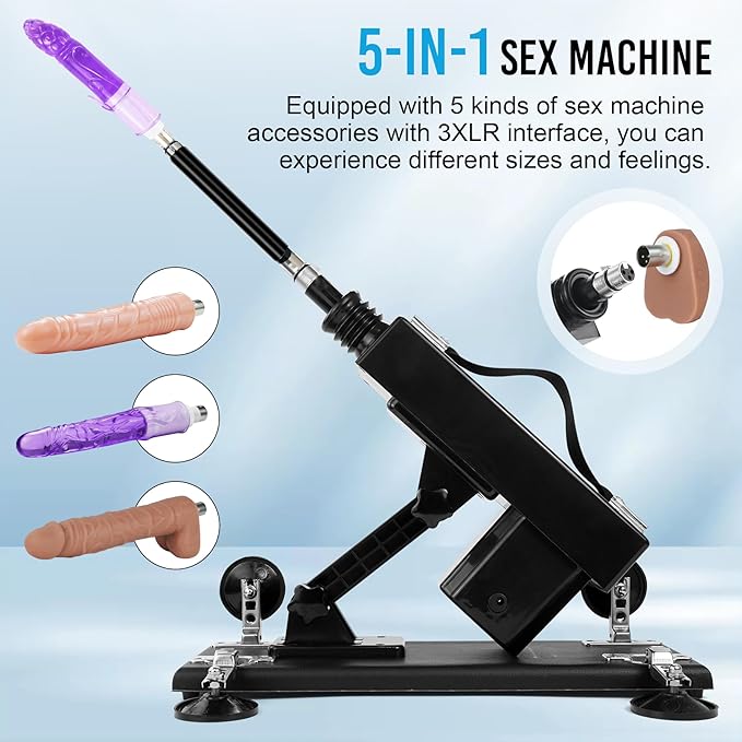 Máy Đẩy Dildo Tự Động 450/phút Mạnh Mẽ Thăng Hoa