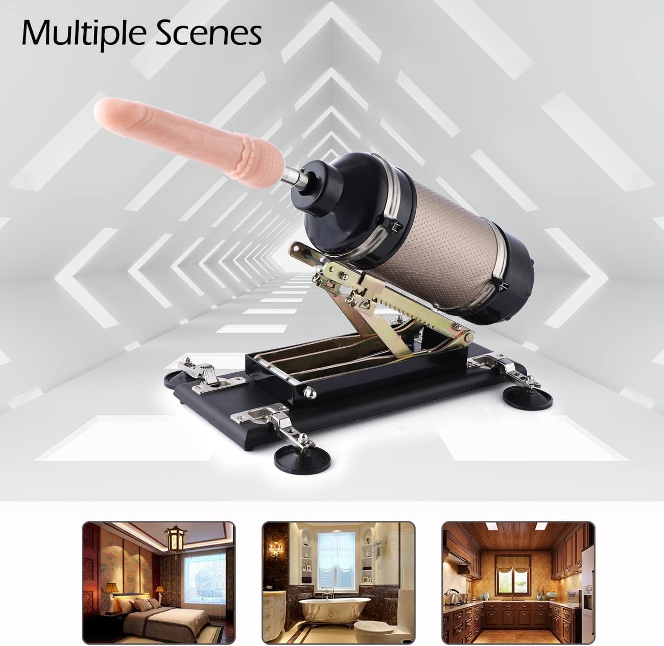 Máy Thúc Dildo Fuck Machine Beginner 5cm Tự Động Mạnh