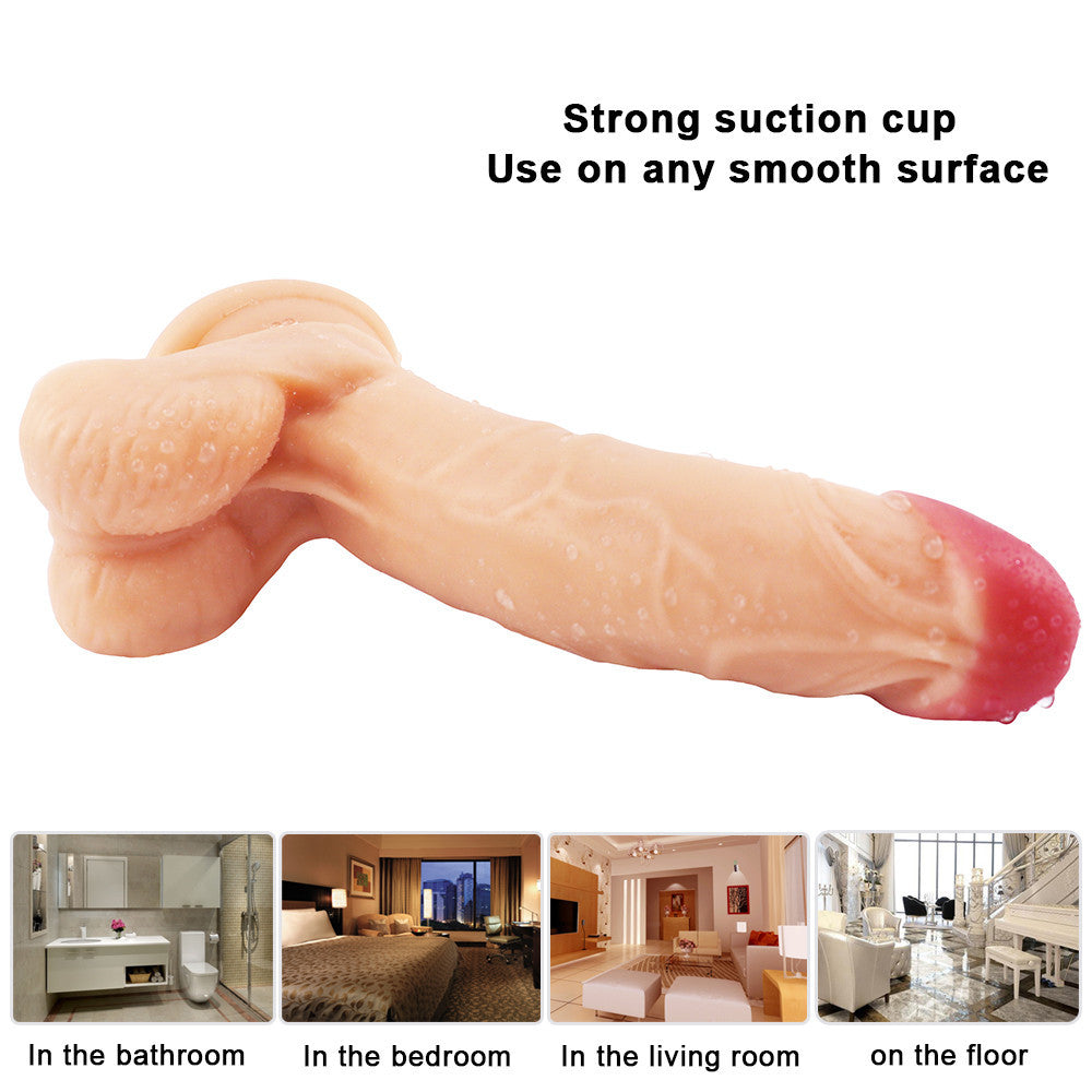 Dương Vật Cong 19cm Mềm 4cm Siêu Thật Khoái Cảm Đỉnh