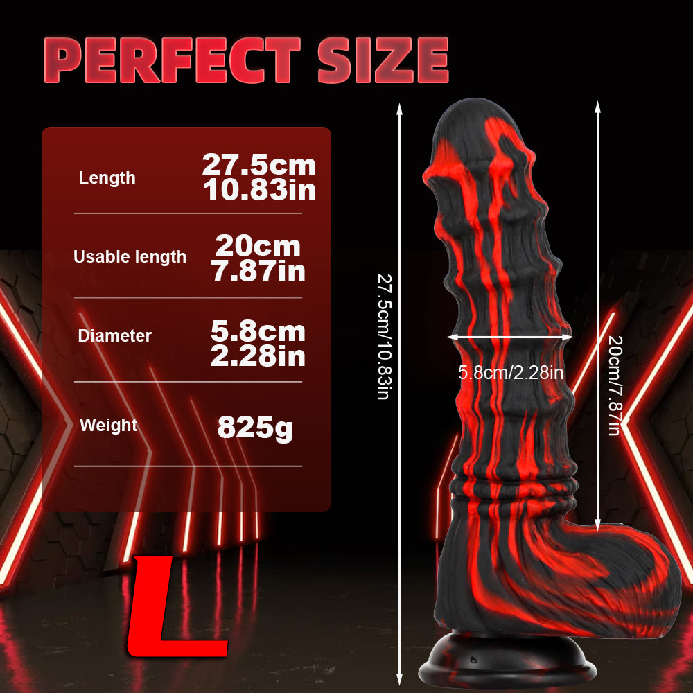 Monster Ribbed GSpot dildo kích thích điểm G