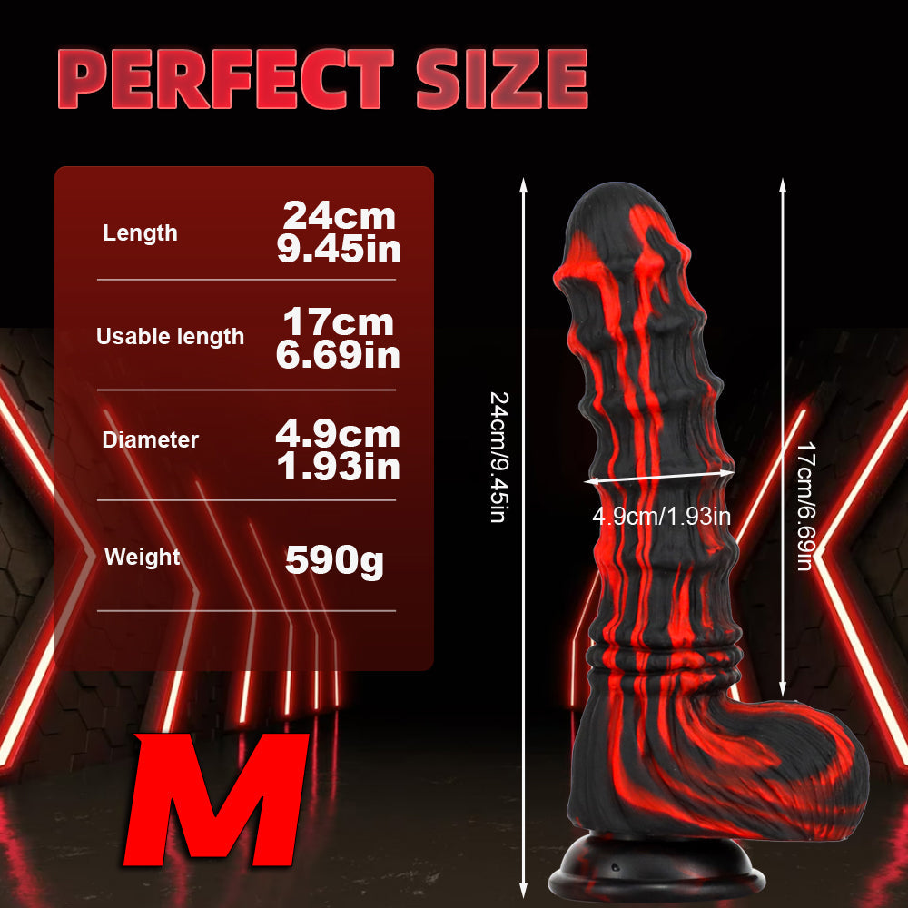 Monster Ribbed GSpot dildo kích thích điểm G