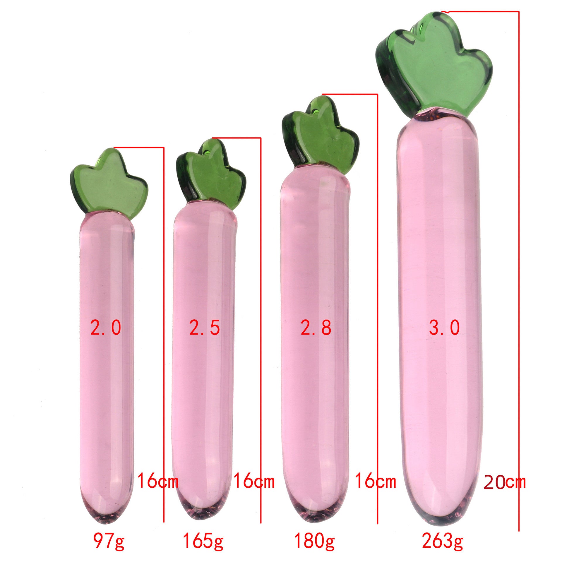 Cà Rốt Kính Hồng G-Spot Nhẵn An Toàn Dễ Thương Sướng