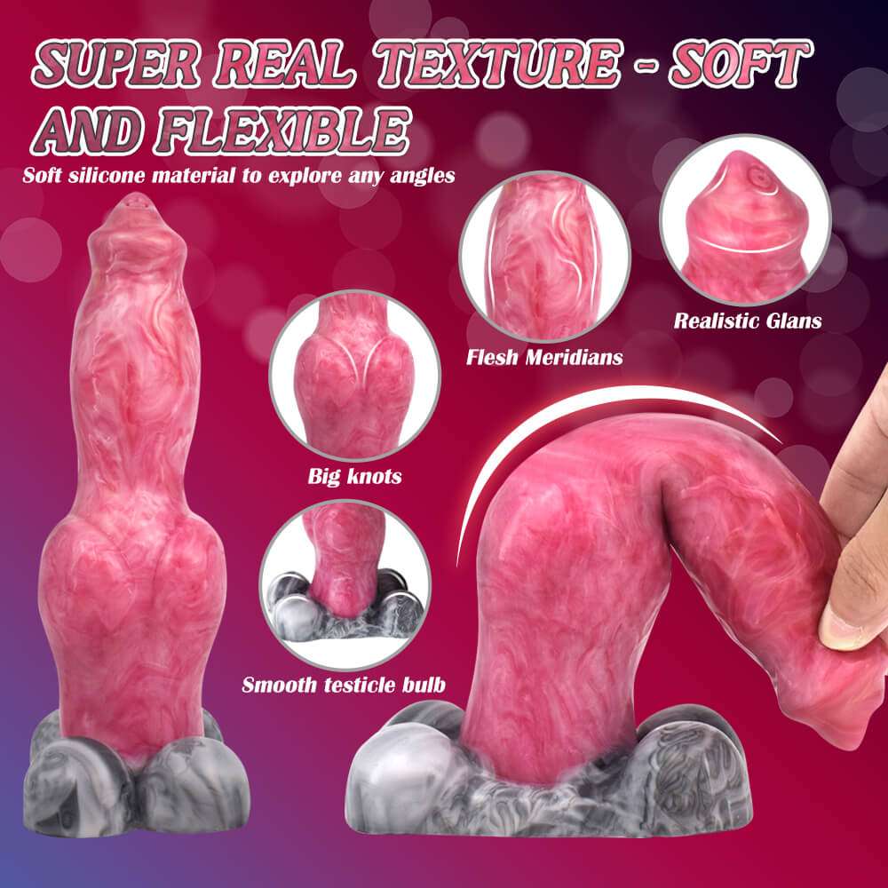 Dildo Shepherd Knot 9Inch G-Spot Thỏa Mãn Fantasy