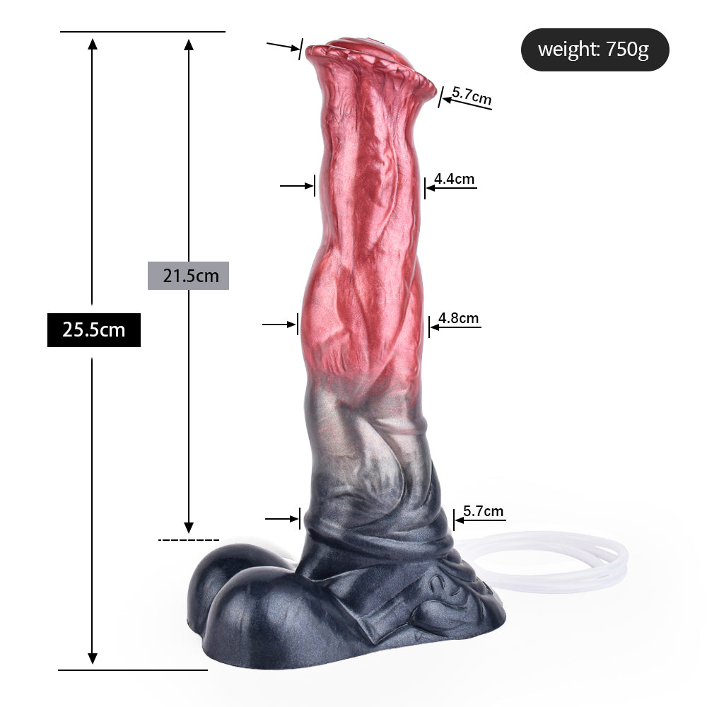 Horse Dildo 10 Inch Ngựa Phun 25cm Khổng Lồ Siêu Thực