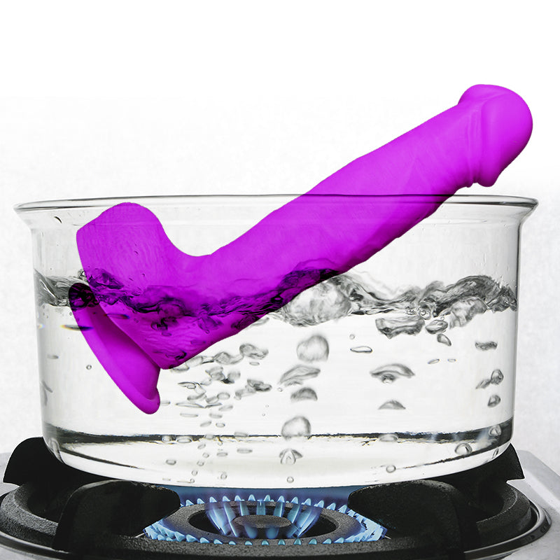 Dildo Hồng 9.5Inch Siêu Mềm Lắc Lư Thật