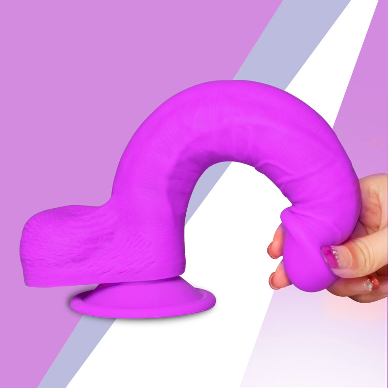 Dildo Hồng 9.5Inch Siêu Mềm Lắc Lư Thật