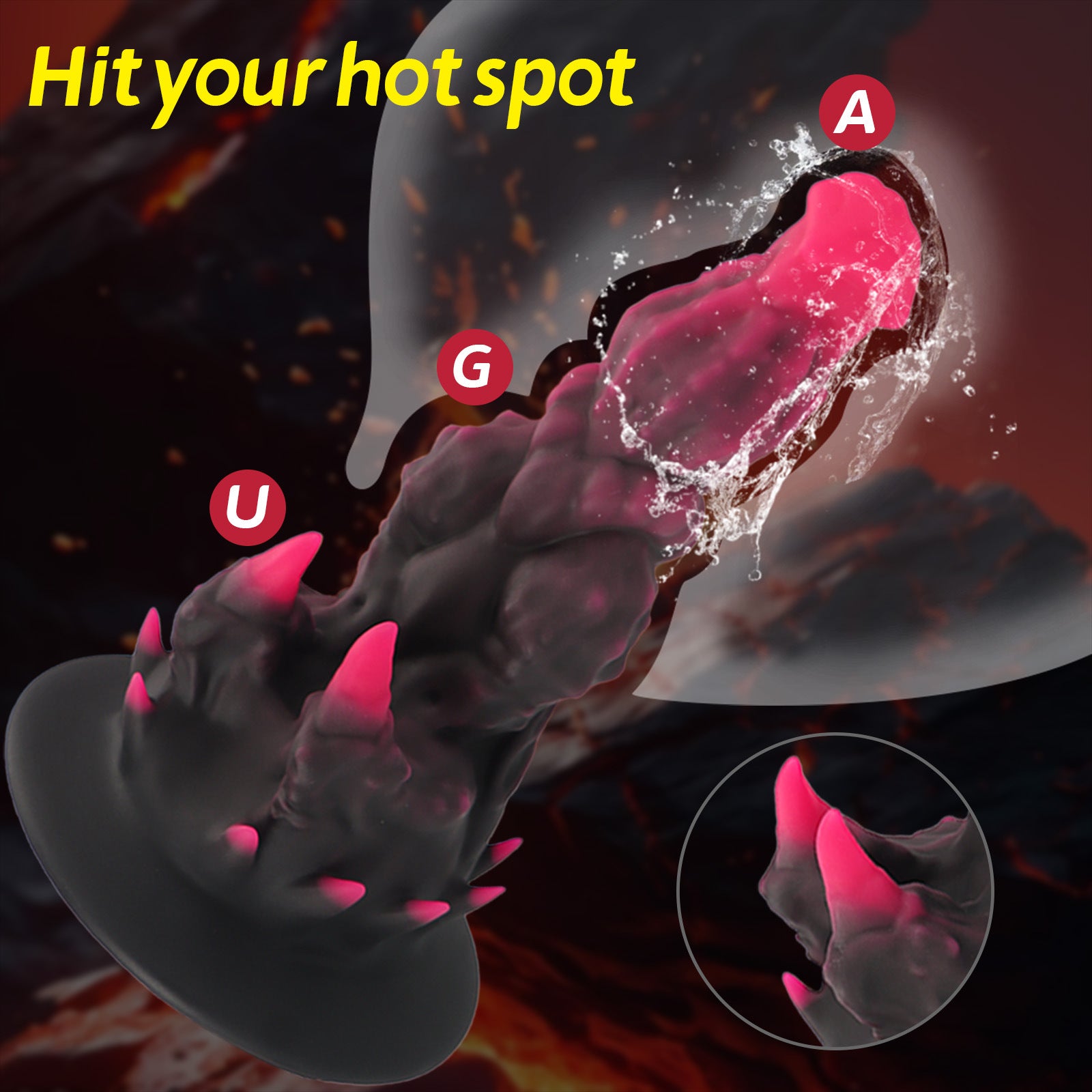 Wolf Fang 9Inch Dildo Gai Quái Thú Kích Thích Dã Man