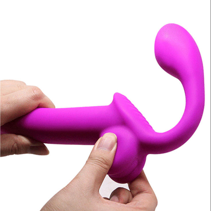 Strapless Dildo Tím Phun Nước Đam Mê Đỉnh Cao