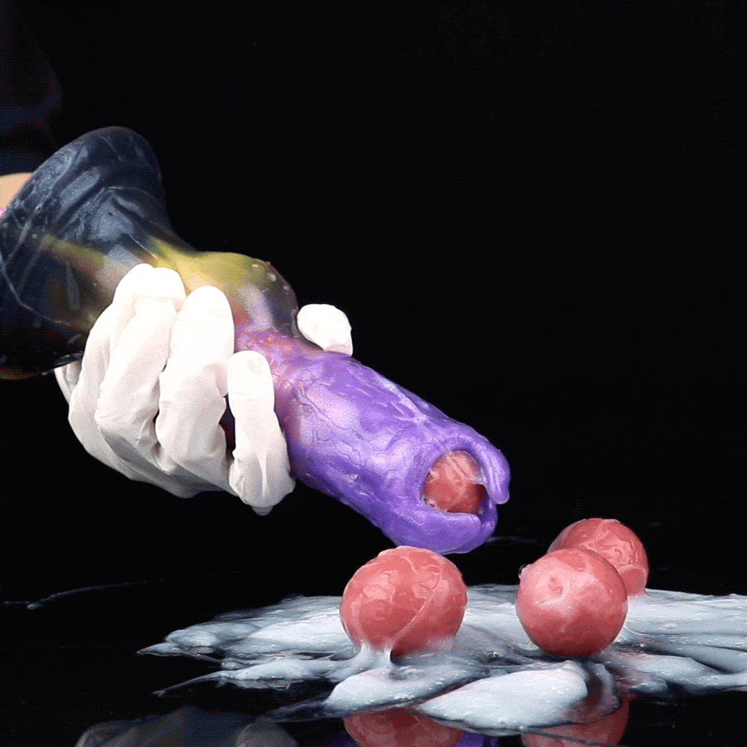 Alien Ovipositor Dildo Silicone Đẻ Trứng Fantasy Siêu Thực