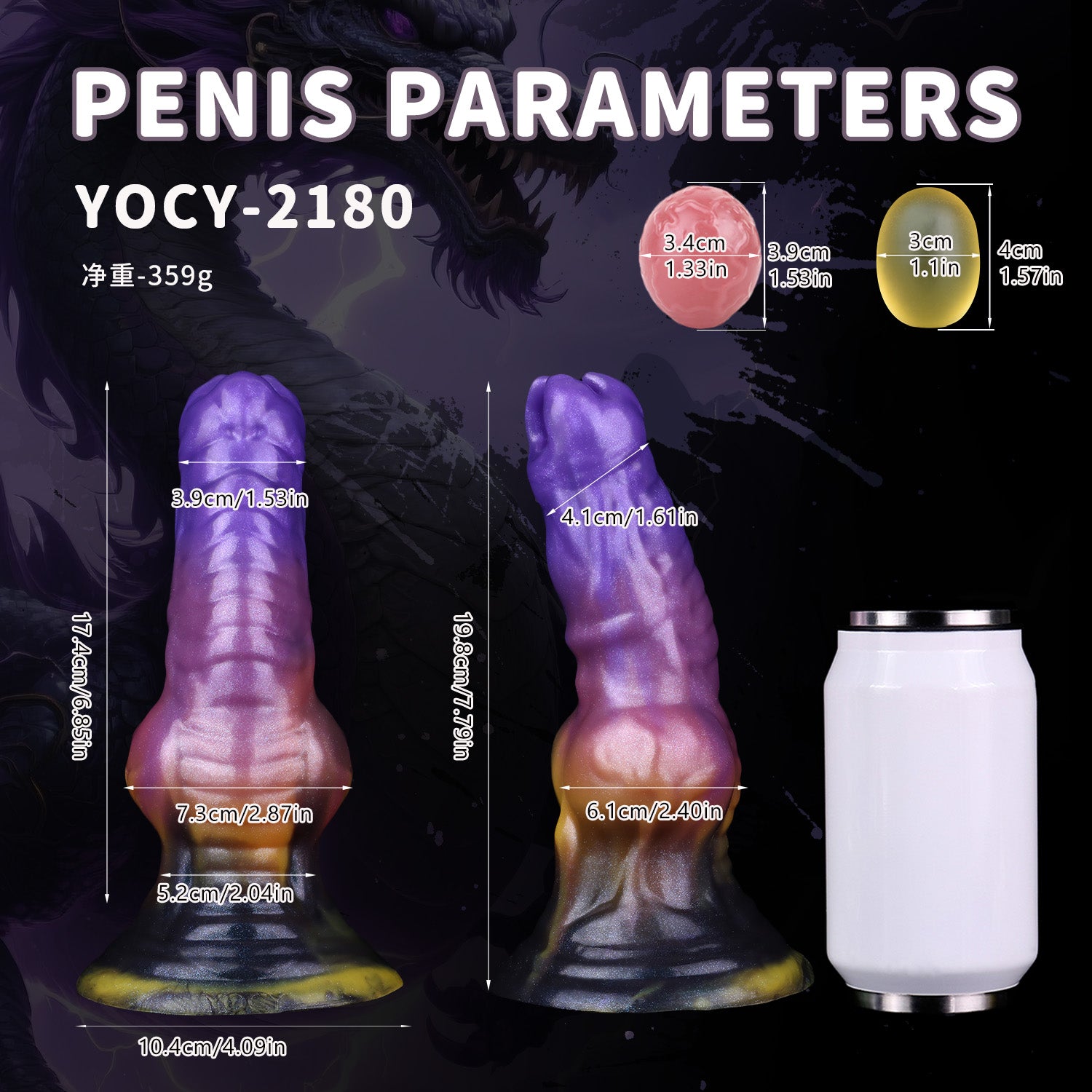 Alien Ovipositor Dildo Silicone Đẻ Trứng Fantasy Siêu Thực