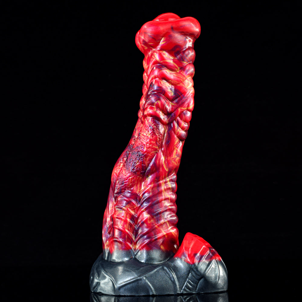 Horse Dildo Red Lava 23cm Quái Vật Dung Nham