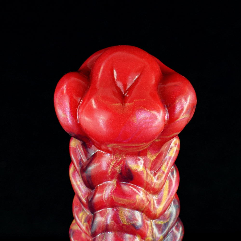 Horse Dildo Red Lava 23cm Quái Vật Dung Nham