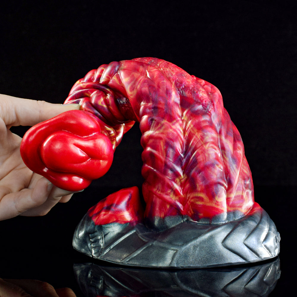 Horse Dildo Red Lava 23cm Quái Vật Dung Nham