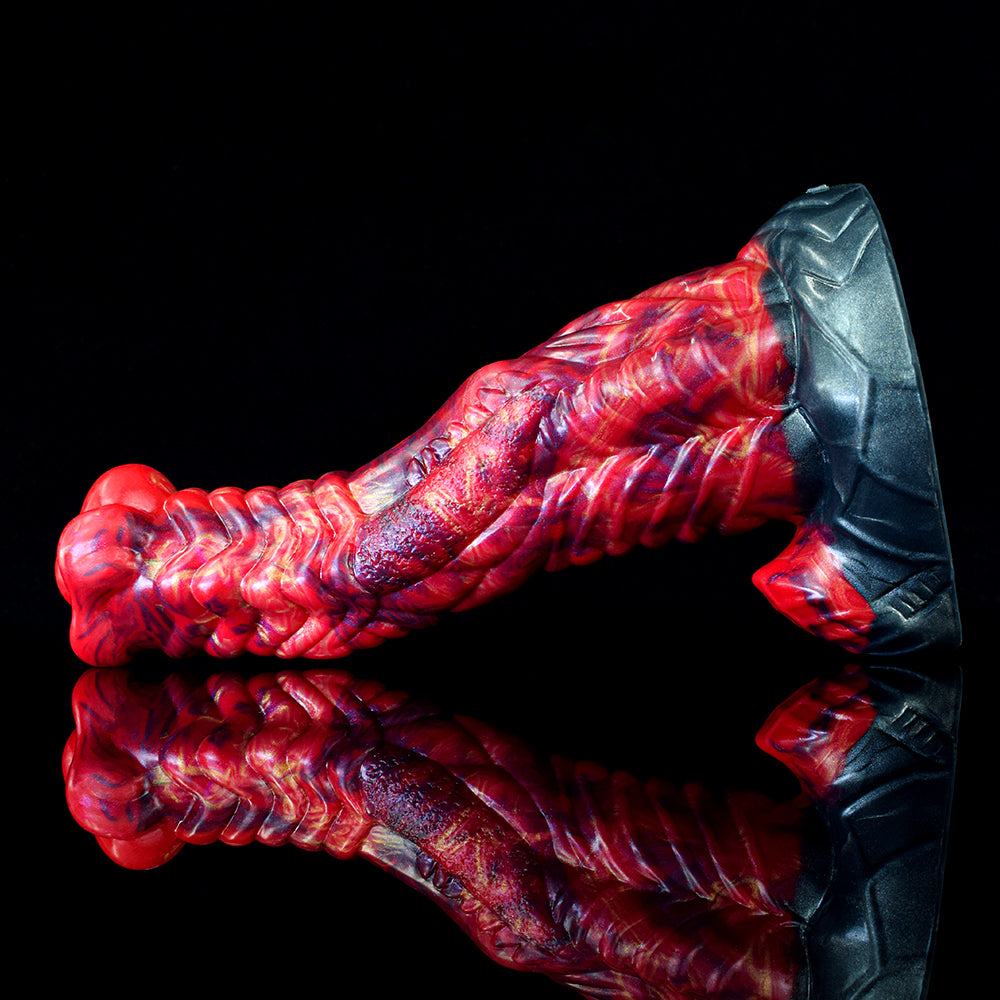 Horse Dildo Red Lava 23cm Quái Vật Dung Nham